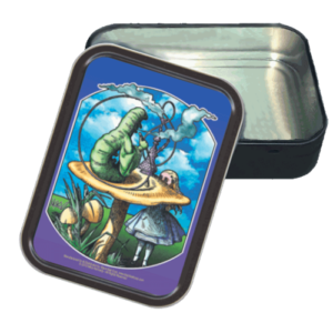 Alice in Wonderland Carry Trinket Tin