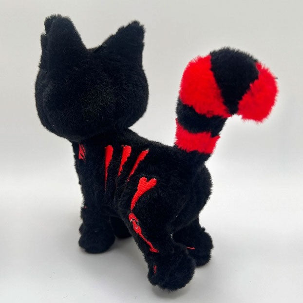 Bloody Bones Skelekitty Plush Keychain