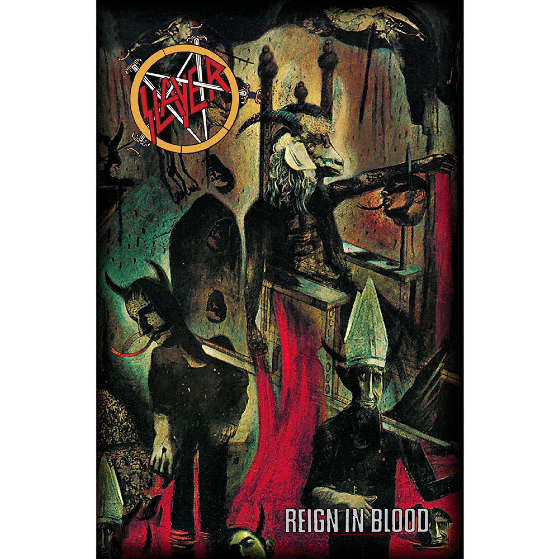 SLAYER Reign in Blood Wall Flag