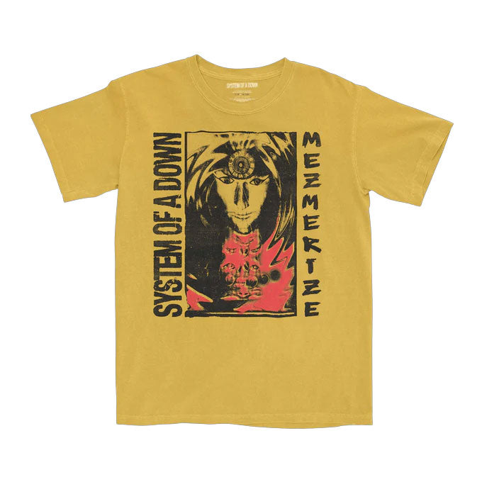 SYSTEM OF A DOWN (SOAD) Mezmerize Mustard Yellow Tee