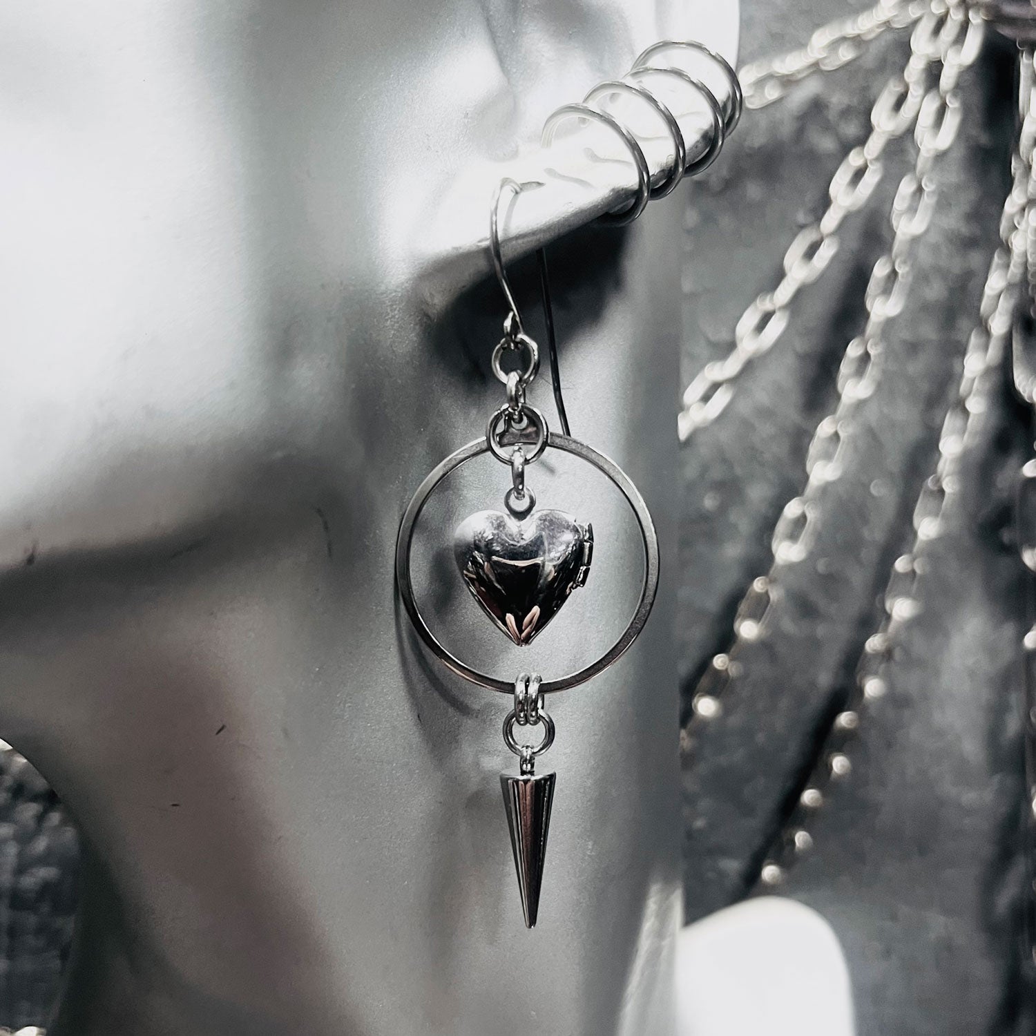 Keepers Secret Heart Locket Earrings