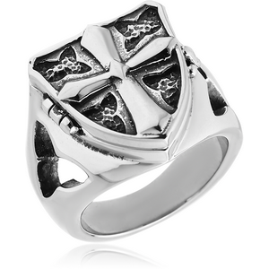Cross Vault Ring Stainless Steel