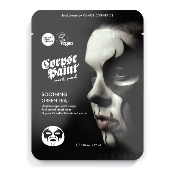 Corpse Paint Face Sheet Mask Black Death