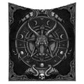 Baphomet Fleece Throw Rug