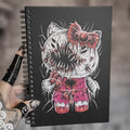 Hell Kitty Spiral Journal