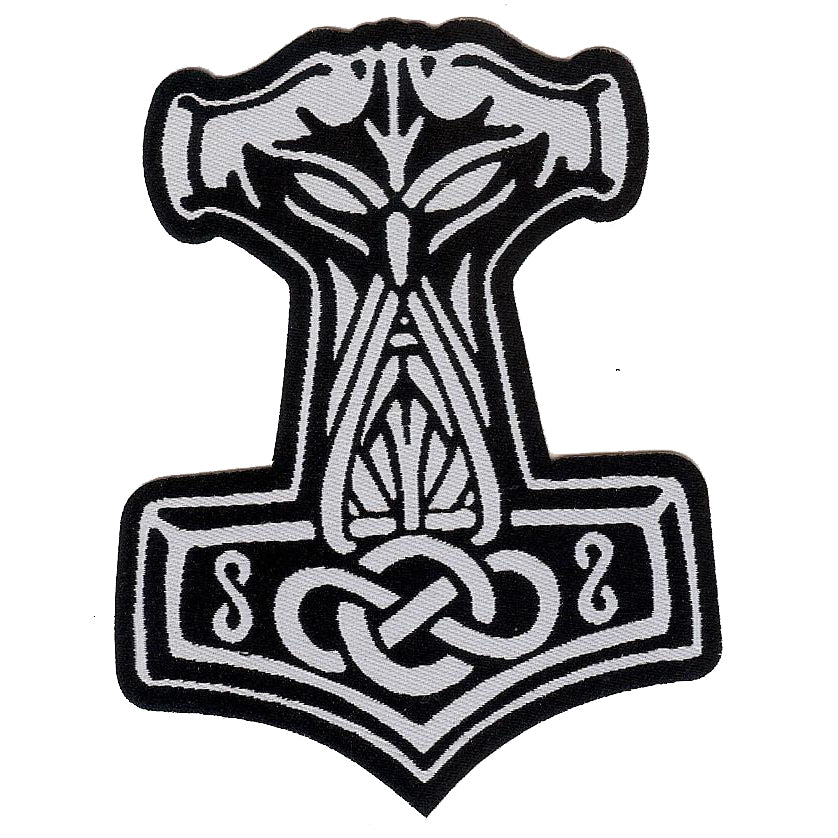 Mjolnir Thors Hammer Viking Patch