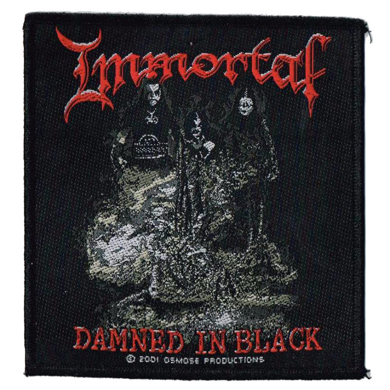IMMORTAL Damned In Black Patch