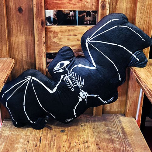 Skeleton Bat Cushion