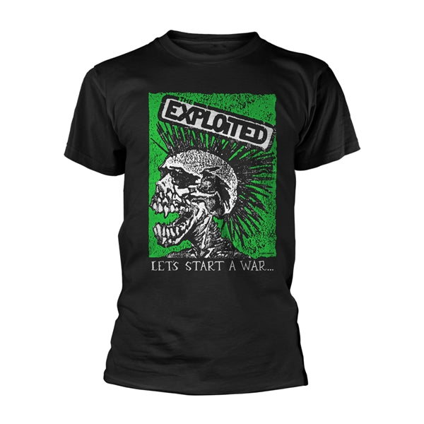 EXPLOITED Let's Start a War Tee (Backprint)