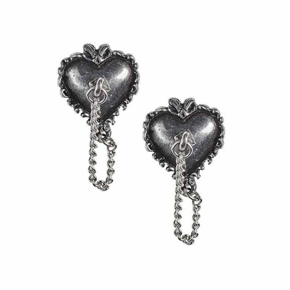 Witches Heart Earrings
