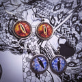 Dragon eye earrings