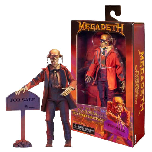 MEGADETH Peace Sells 8" Clothed Figurine