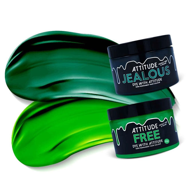 Green with Envy Attitude Hair Dye Duo