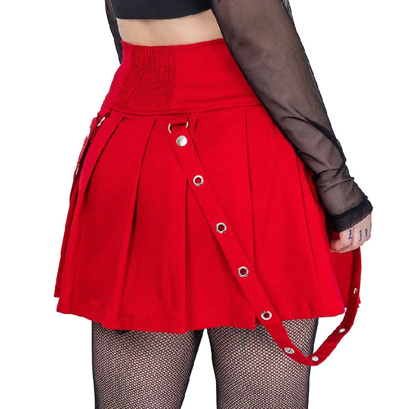 Rebellious Ravenous Red Skirt