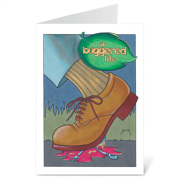Buggered Life - Blank Card