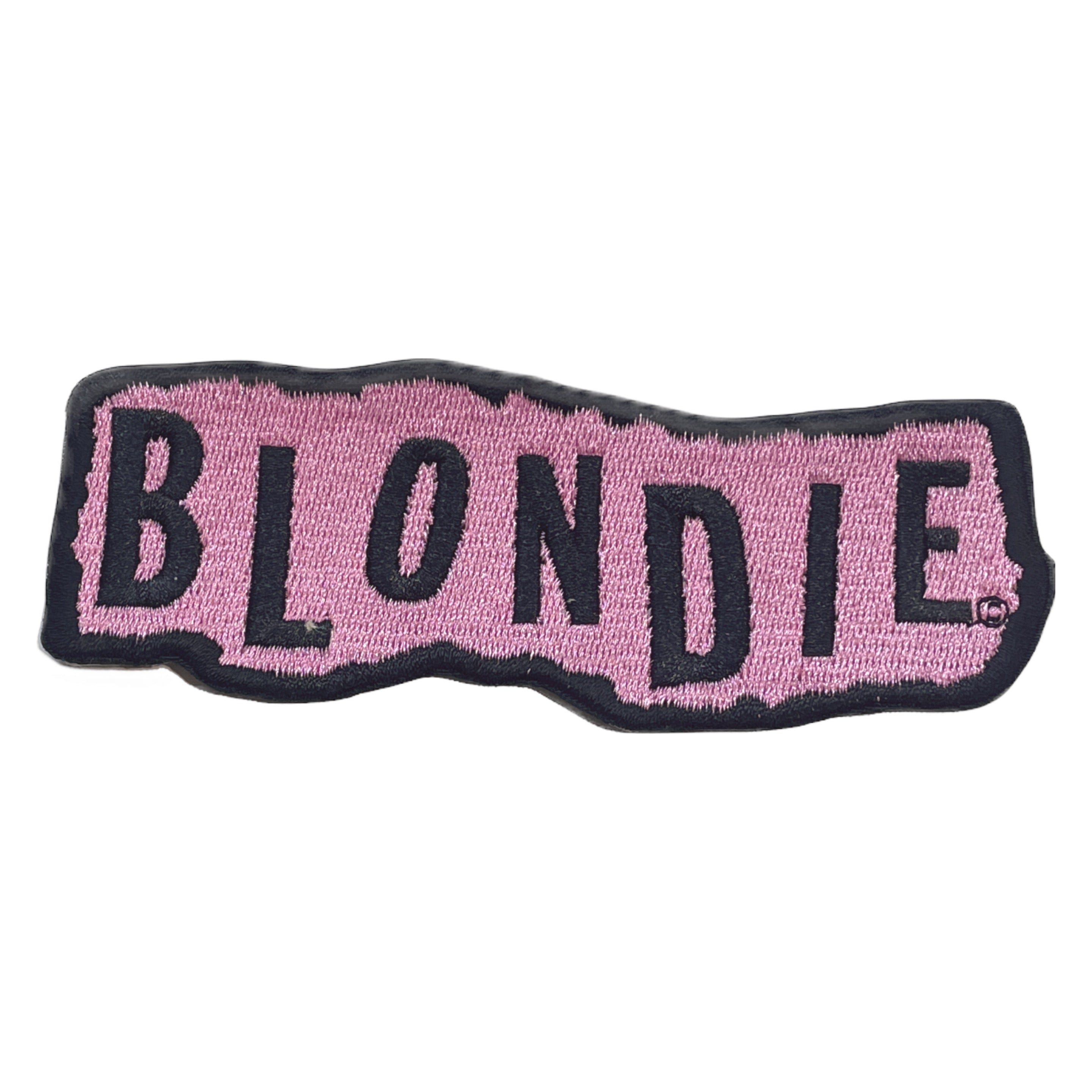 BLONDIE Strip Logo Cutout Patch