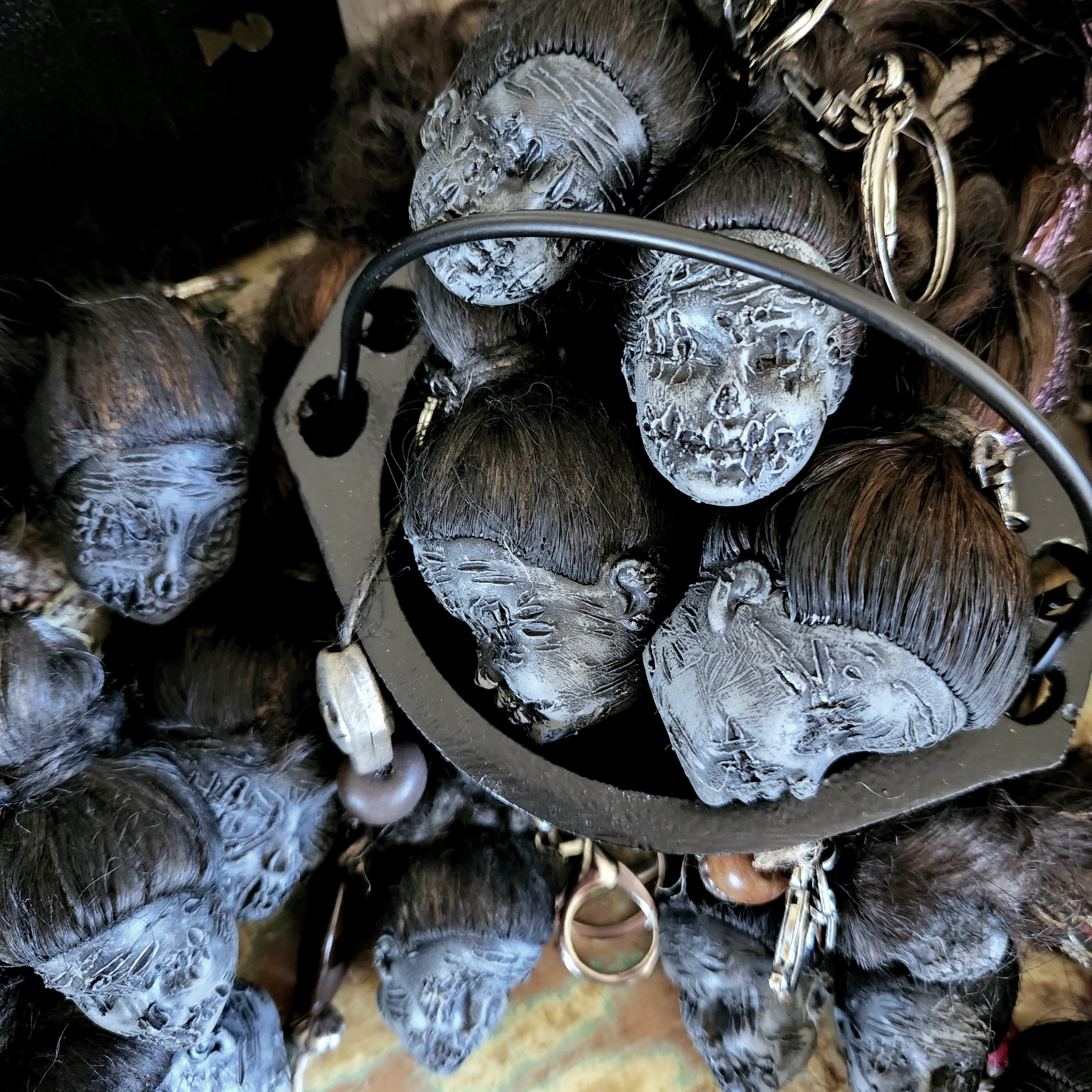 Necro Head Keychain