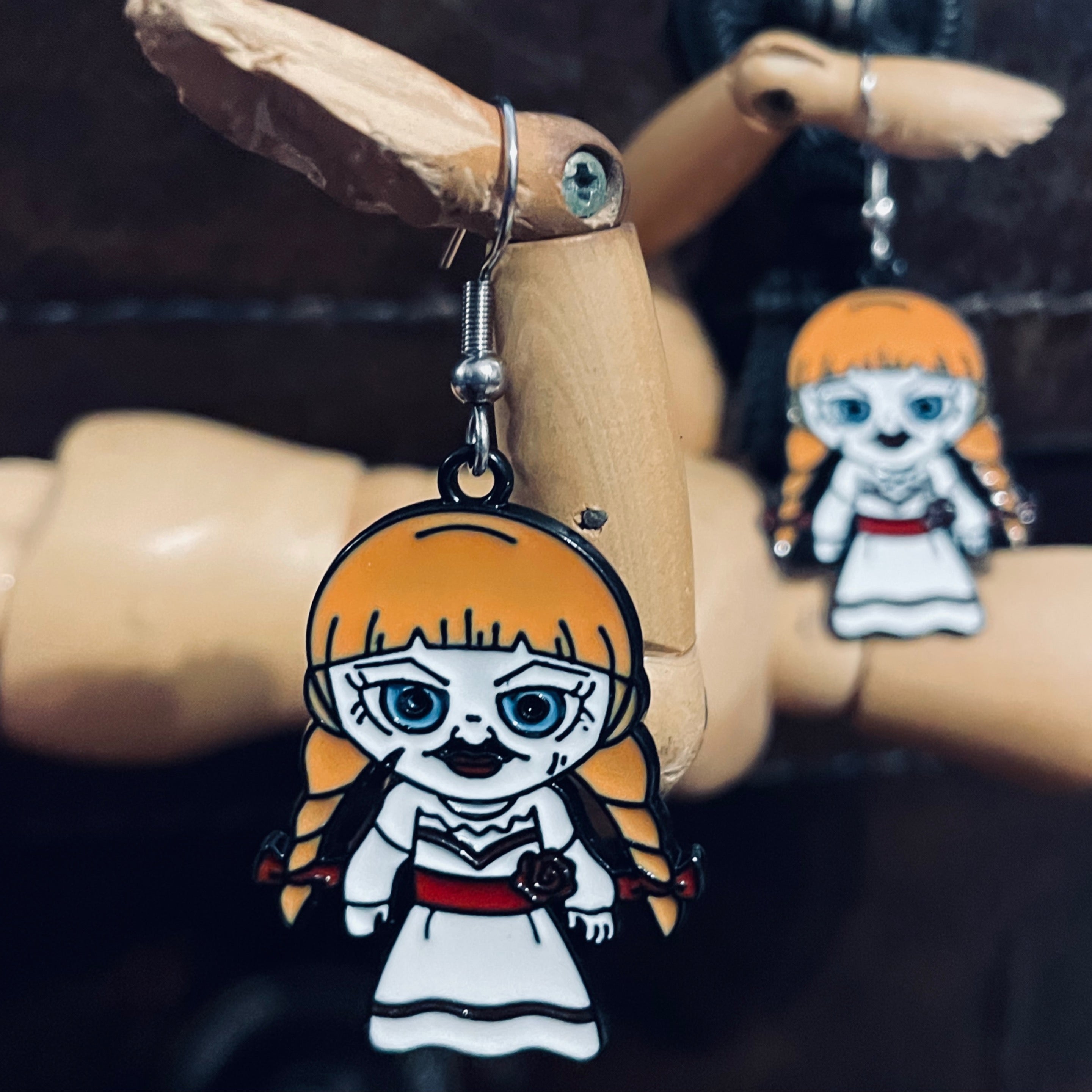 Horror Fiend Earrings - Conduit For Evil
