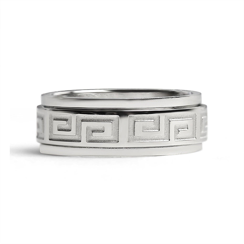 Meandros Lights Spinner Ring