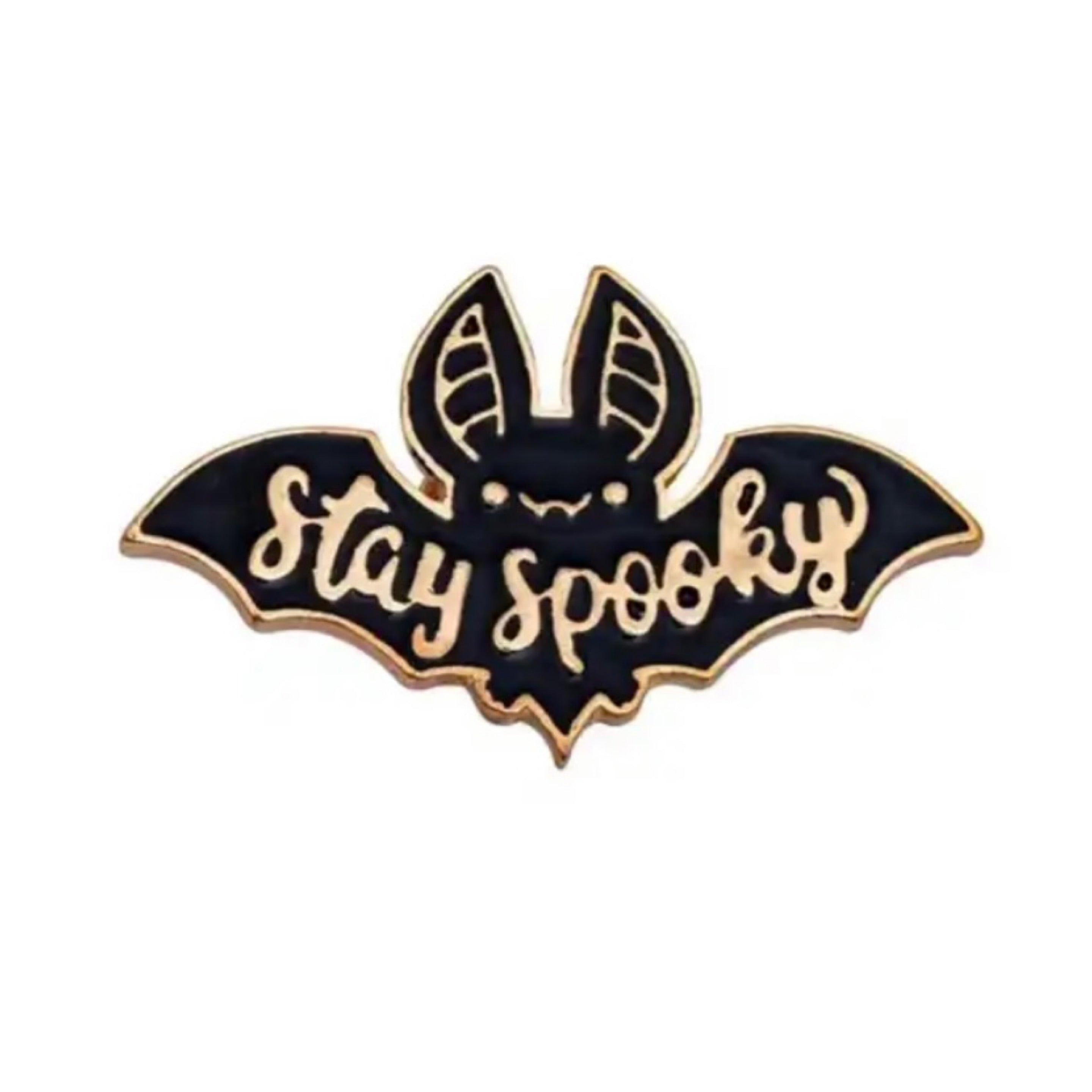 Stay Spooky Bat Enamel Pin