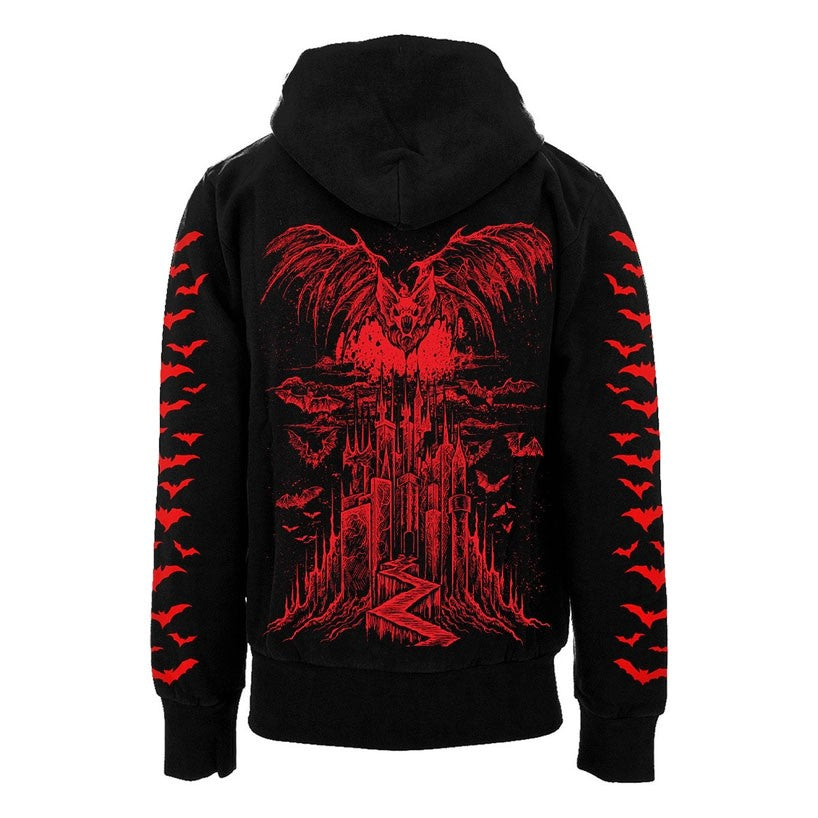 Vampire Castle Zip Up Hood