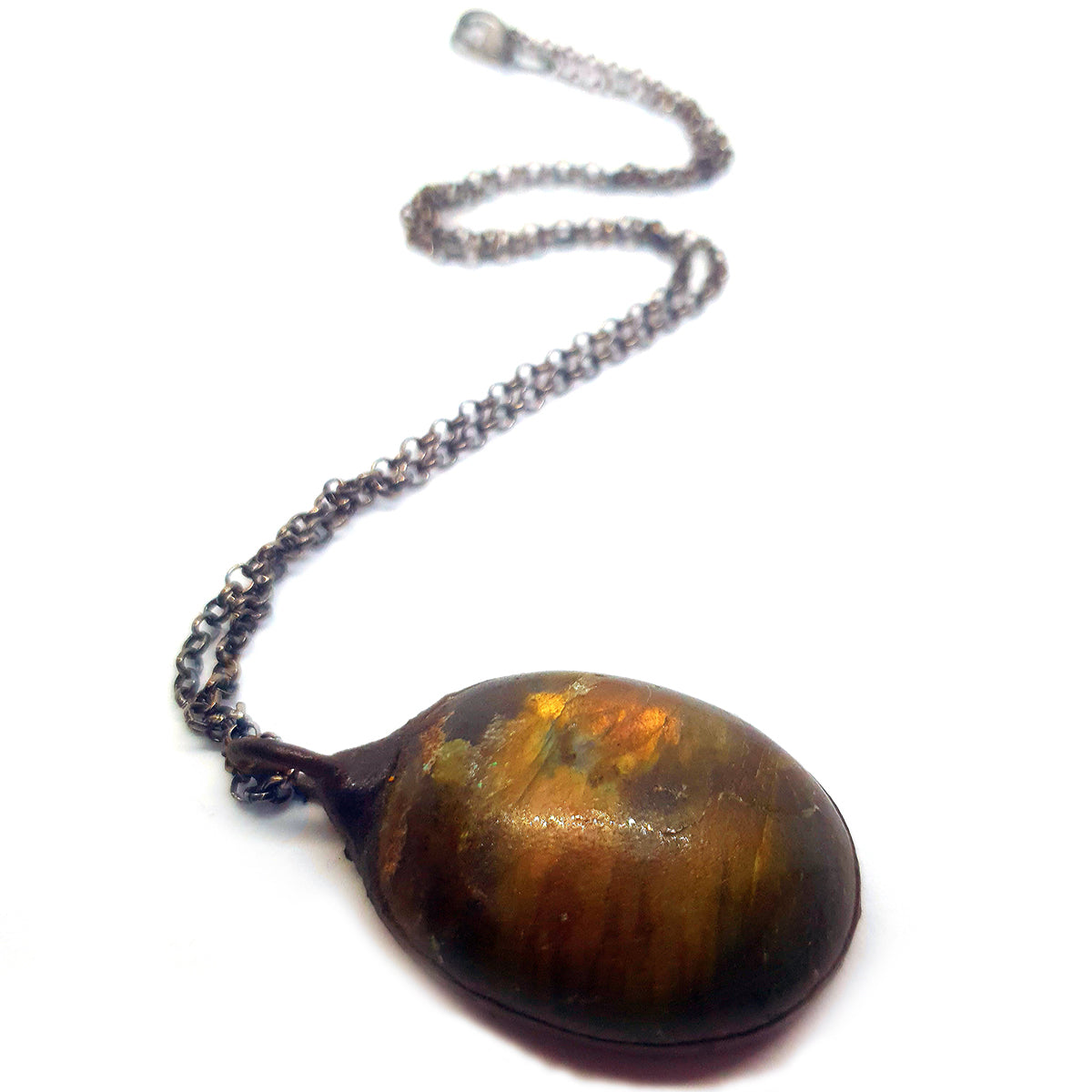 Perseverance Labradorite Pendant Necklace