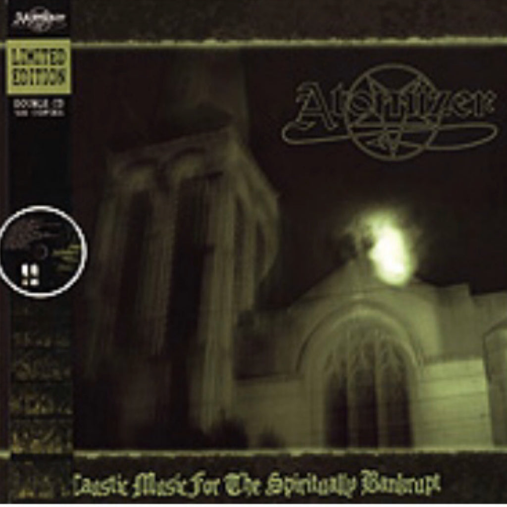 ATOMIZER Caustic Music For The Spiritually Bankrupt 2CD (2016) Limited 500 Copies