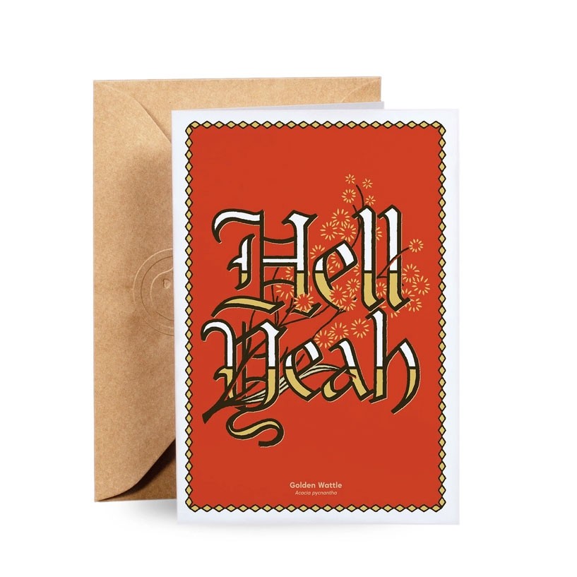 Hell Yeah Blank Card