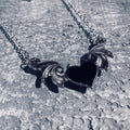 Black Heart Pendant Necklace