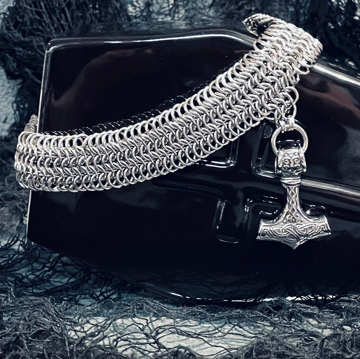Gods Hammer Chosen Chainmaille Collar