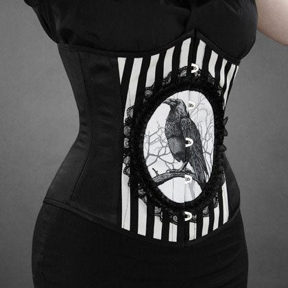 Fantasy Raven Underbust Corset