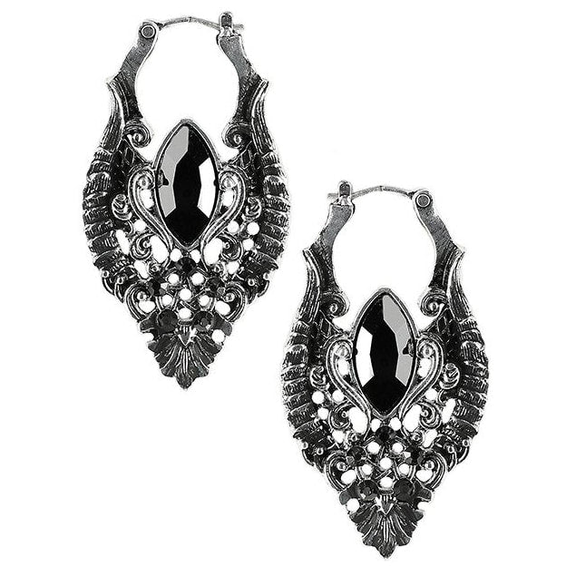 Silver Serpent Earrings
