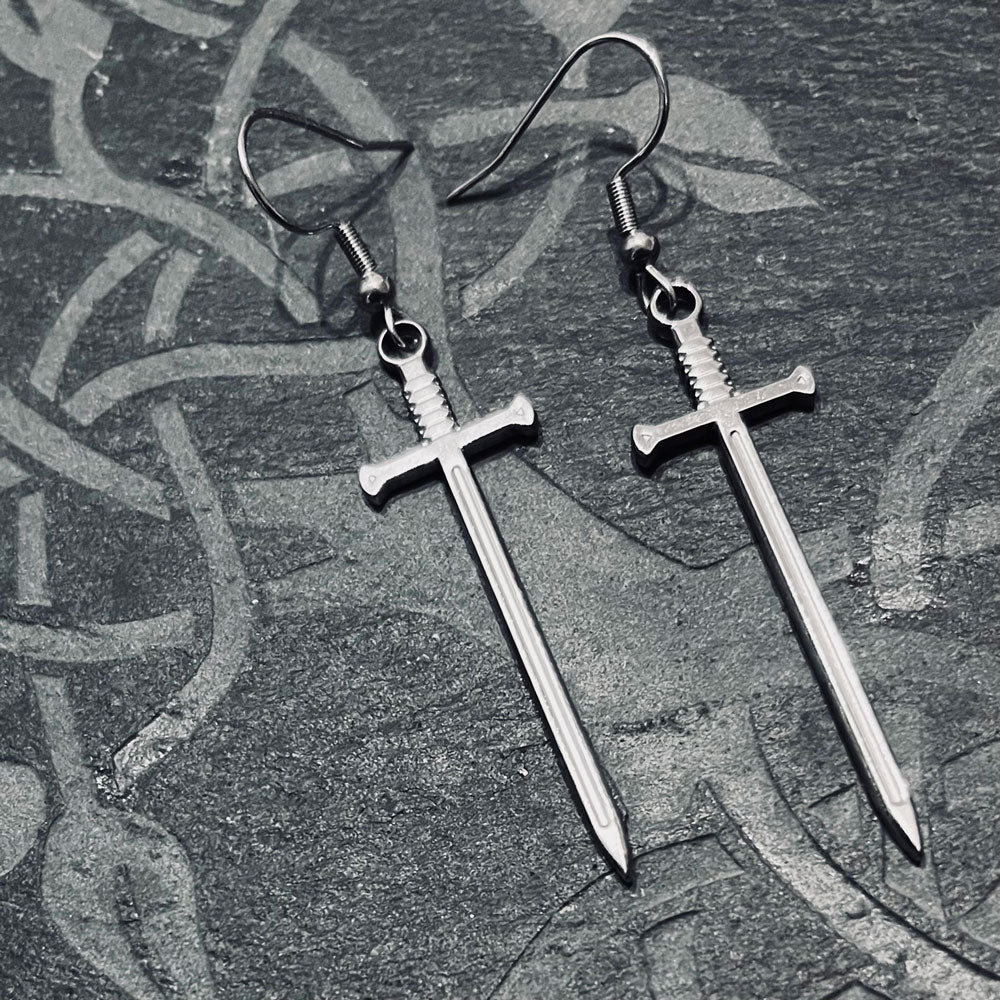 Invictus Sword Earrings
