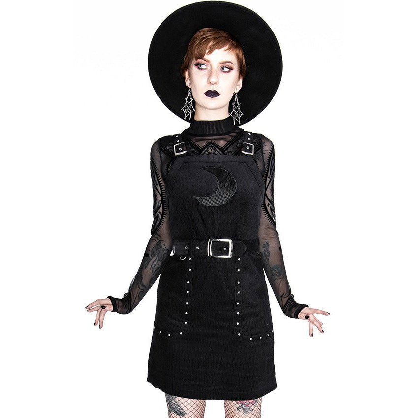 Luna Grunge Suspender Dress