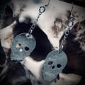 Deaths Omens Skull Earrings