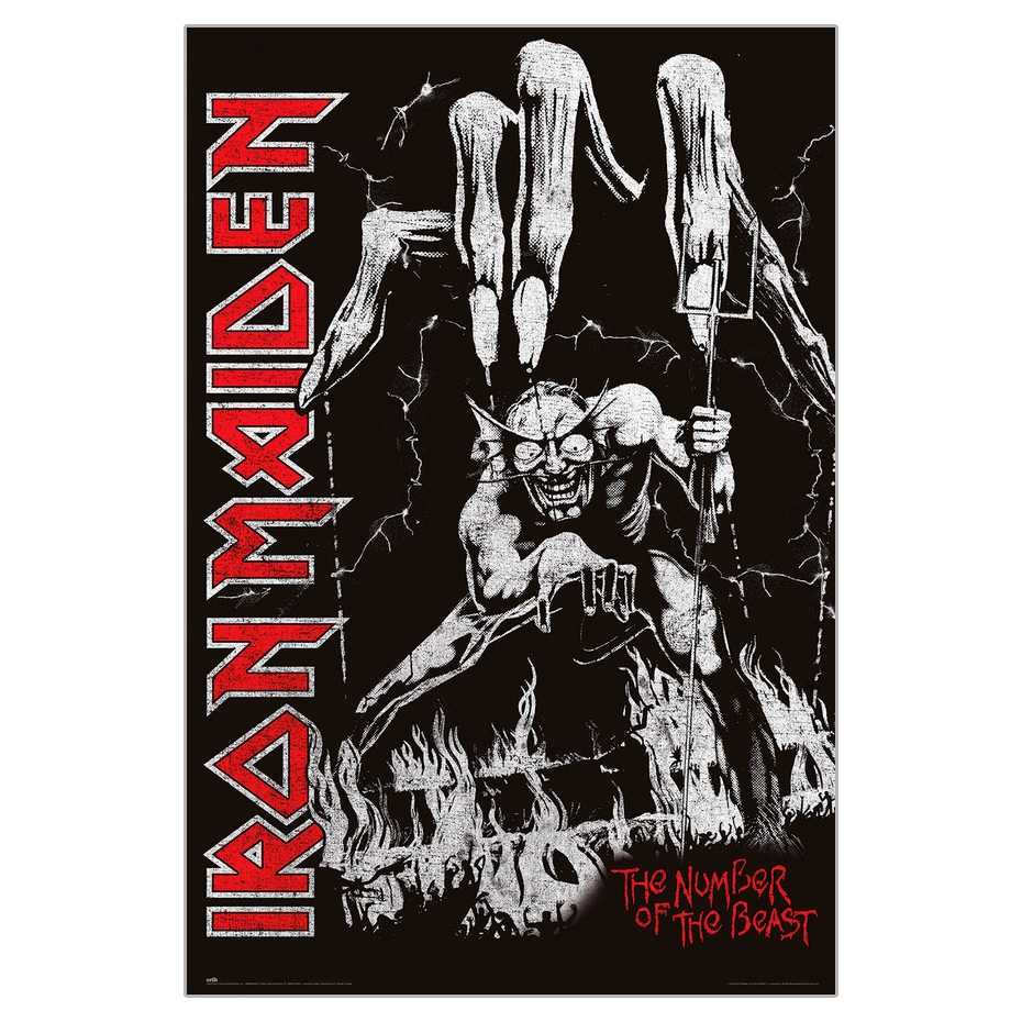 IRON MAIDEN The Number of the Beast Poster 005
