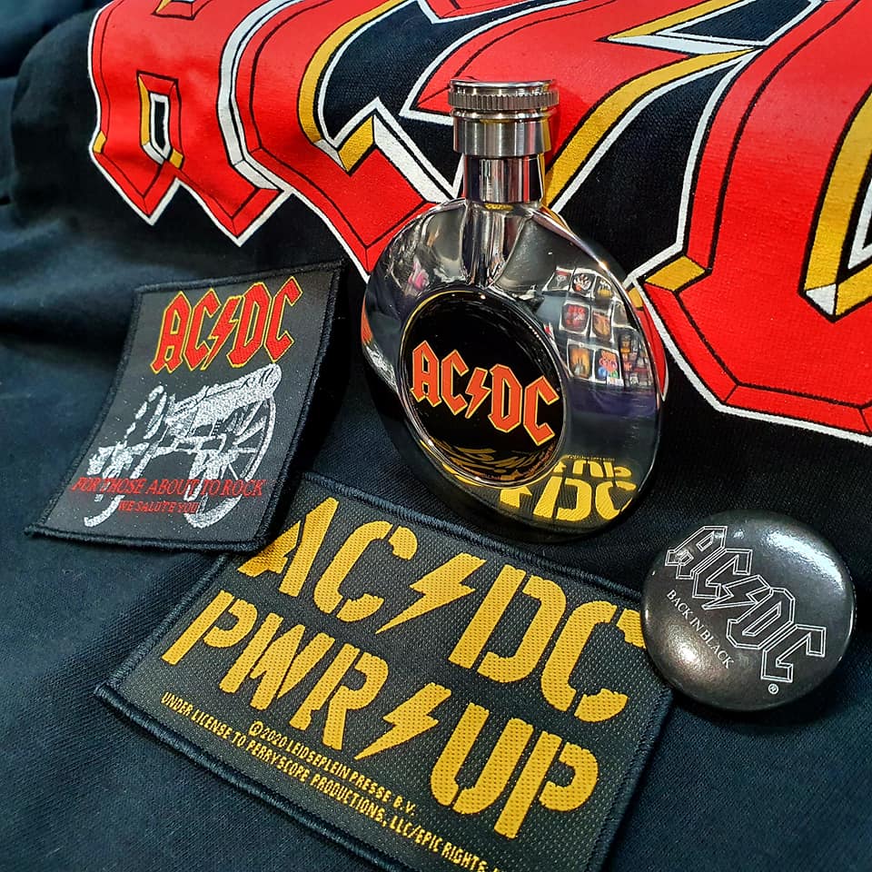 AC/DC Hip Flask