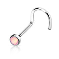 Opalite Nose Stud - Pink Opal