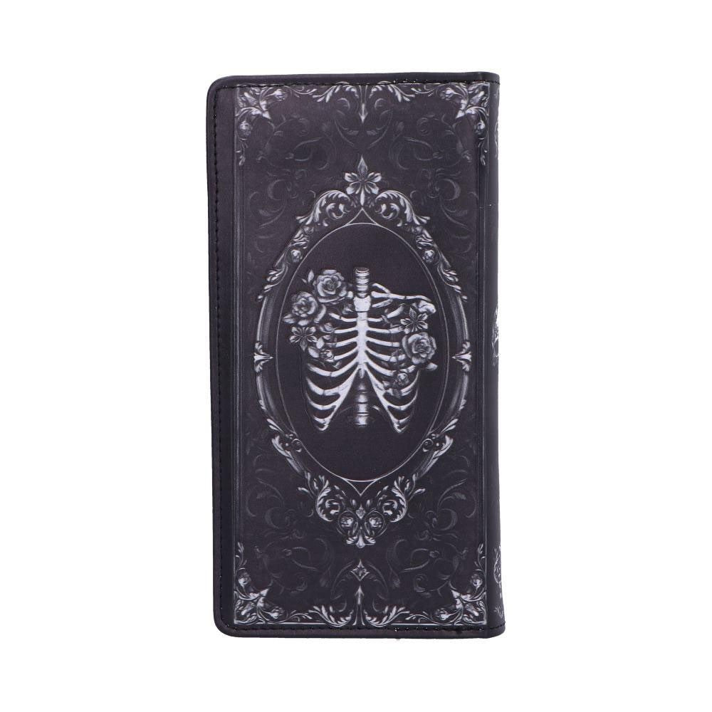 Baroque Skull Embossed Purse