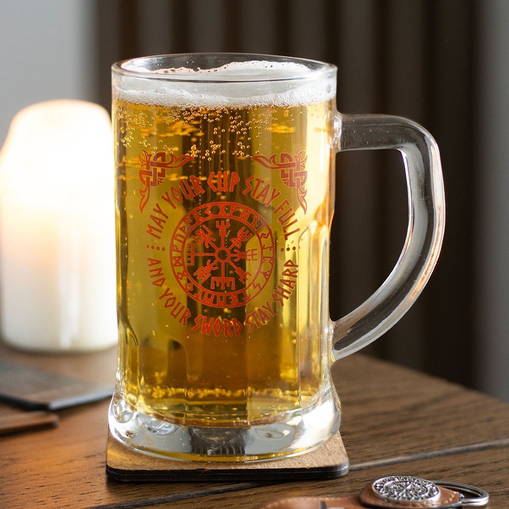 Wayfinder Glass Tankard and Coaster