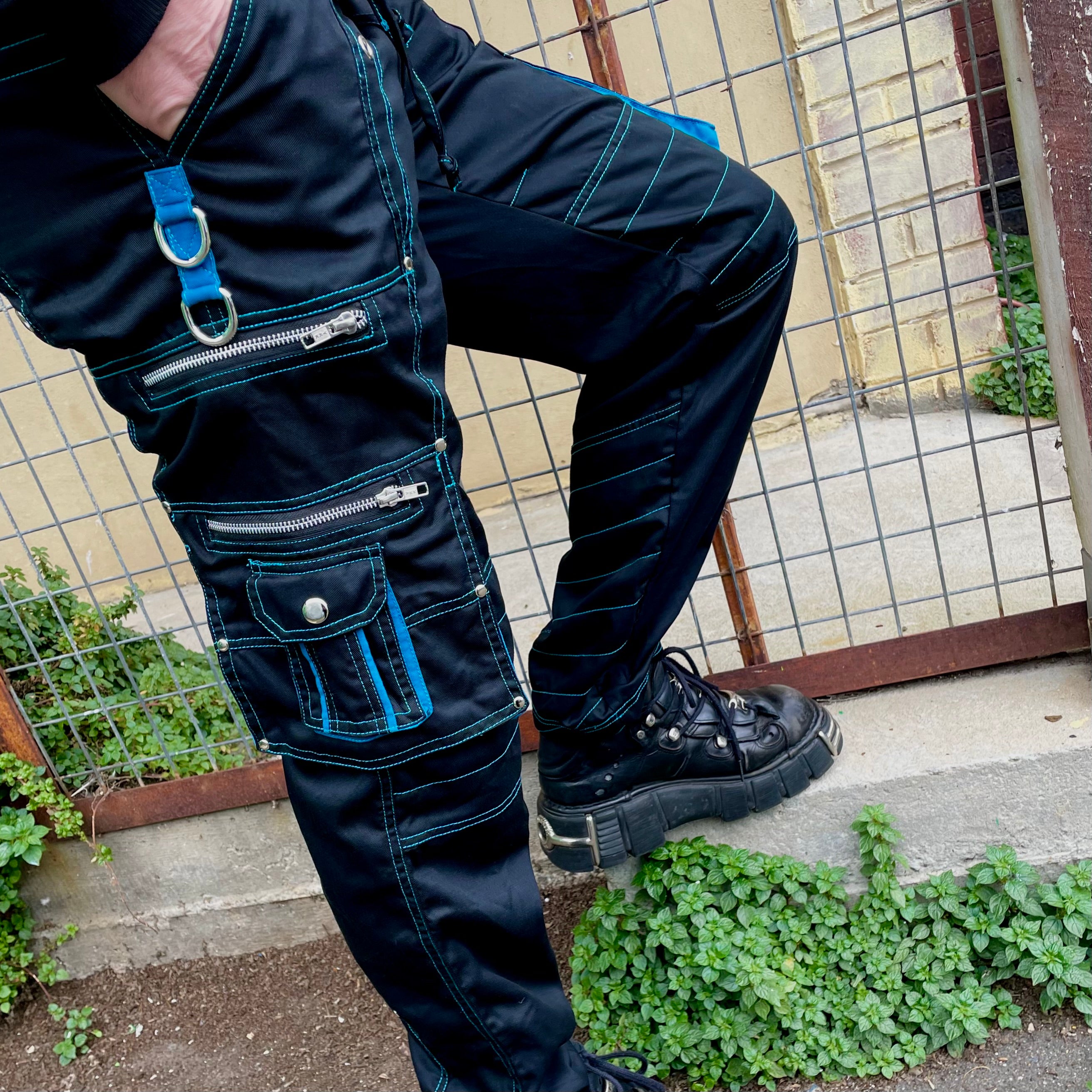 Holster Pants - Tron Blue