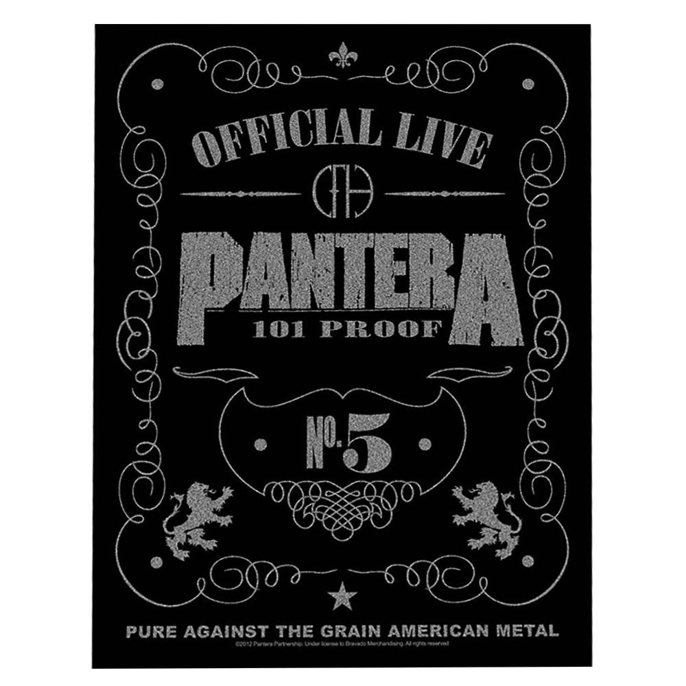 PANTERA 101 Proof Patch