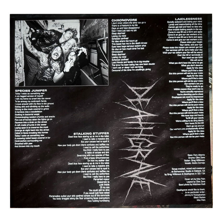 DEATHGRAVE/BLACK GANION Split Title (2025) Vinyl LP