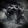 Black Wild Fawn Crown Headpiece