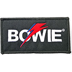 DAVID BOWIE Flash Logo Patch