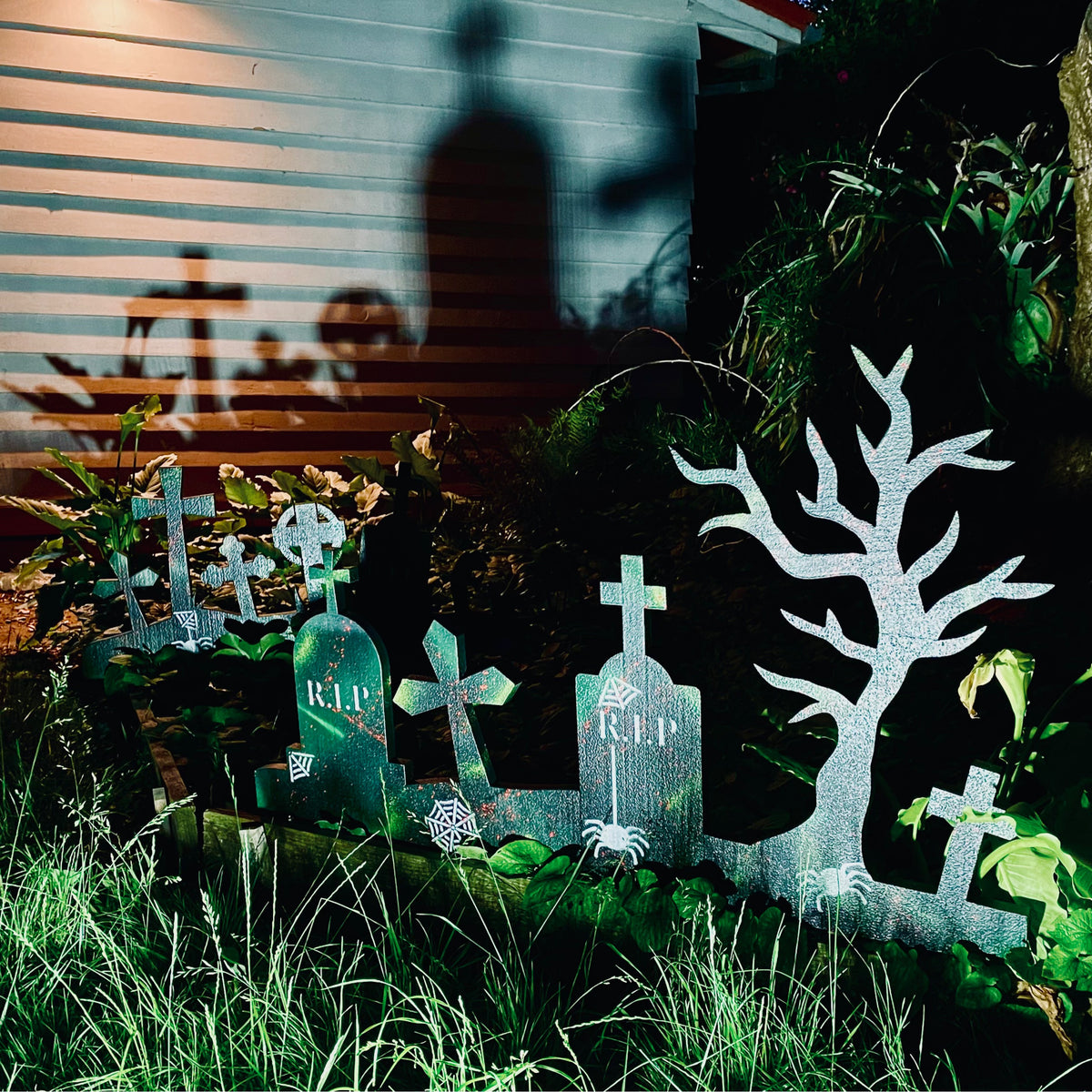 Graveyard Garden Shadow Display