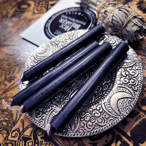 Celestial Pentagram and Moon Incense Holder