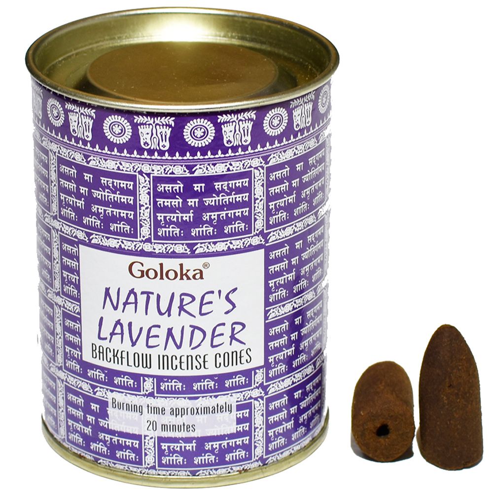 Backflow Incense Cones Lavender