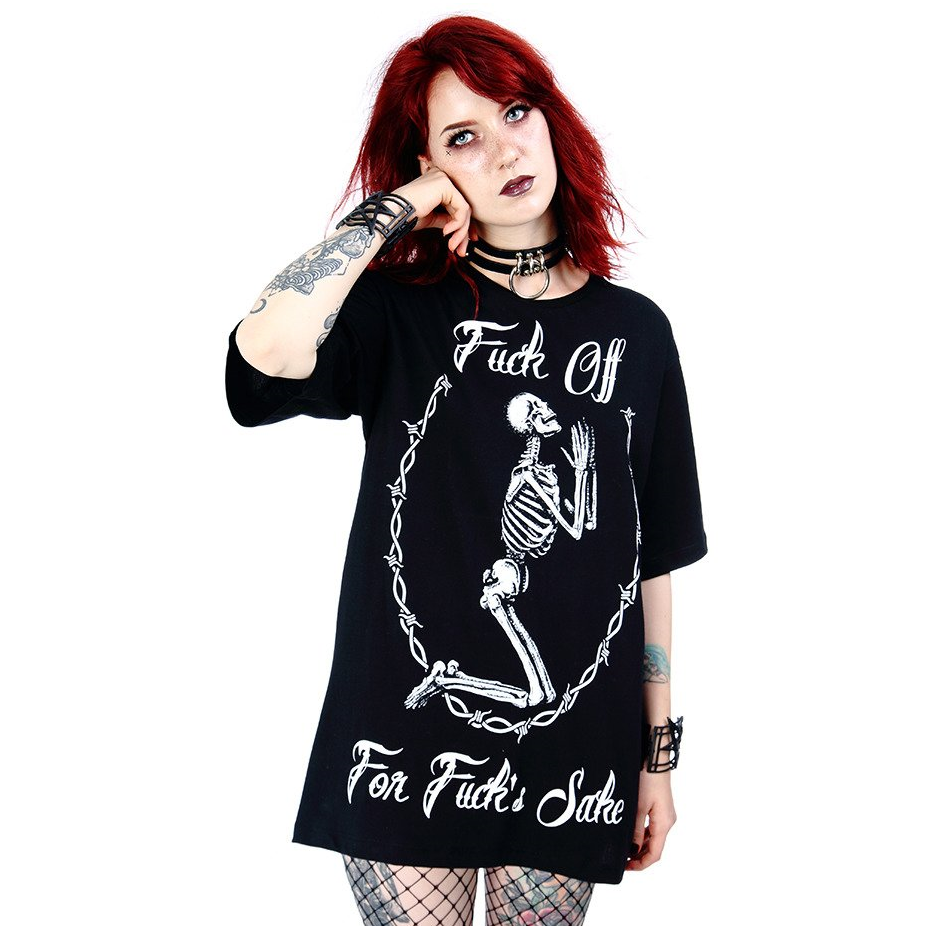Oversized Fk Off For Fk Sake Tee