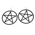 Jumbo Pentagram Lightweight Earrings Pair